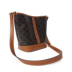 Celine Bag Bucket Canvas Triomphe